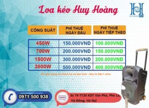 Thuê loa kéo giá rẻ nhất hà nội – giao hàng nhanh trong 30 phút