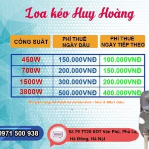Thuê loa kéo giá rẻ nhất hà nội – giao hàng nhanh trong 30 phút