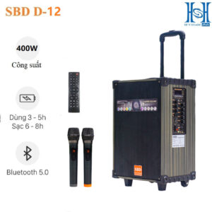 Loa kéo SBD-D12 Chính Hãng, Bass 30cm, Công Suất 400w (New 2023 )