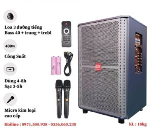 Loa kéo GBL SM-6615S , bass 40,Loa 3 đường tiếng (New 2024)